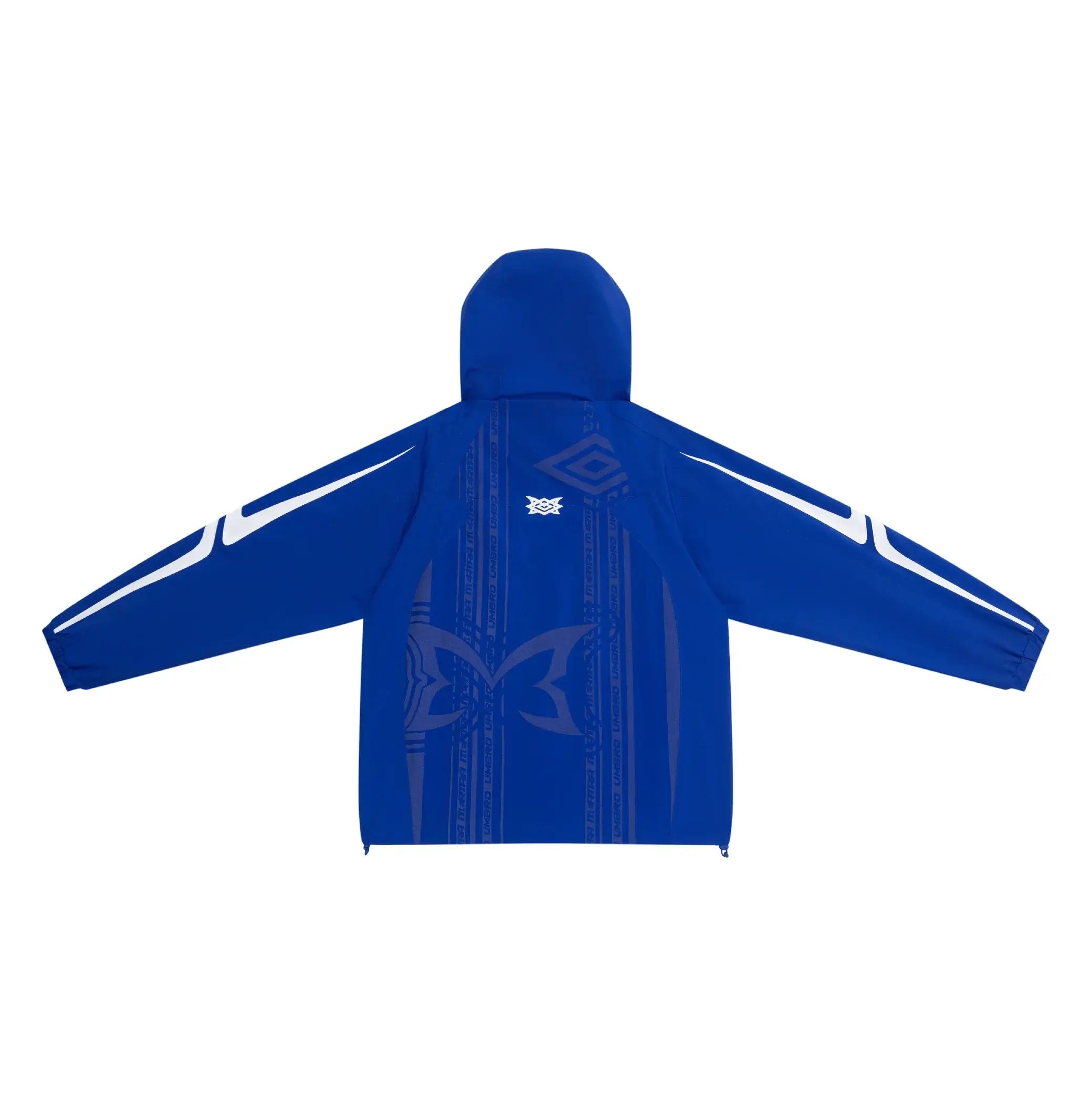 MERTRA x Umbro Technical Jacket (Blue) Back View