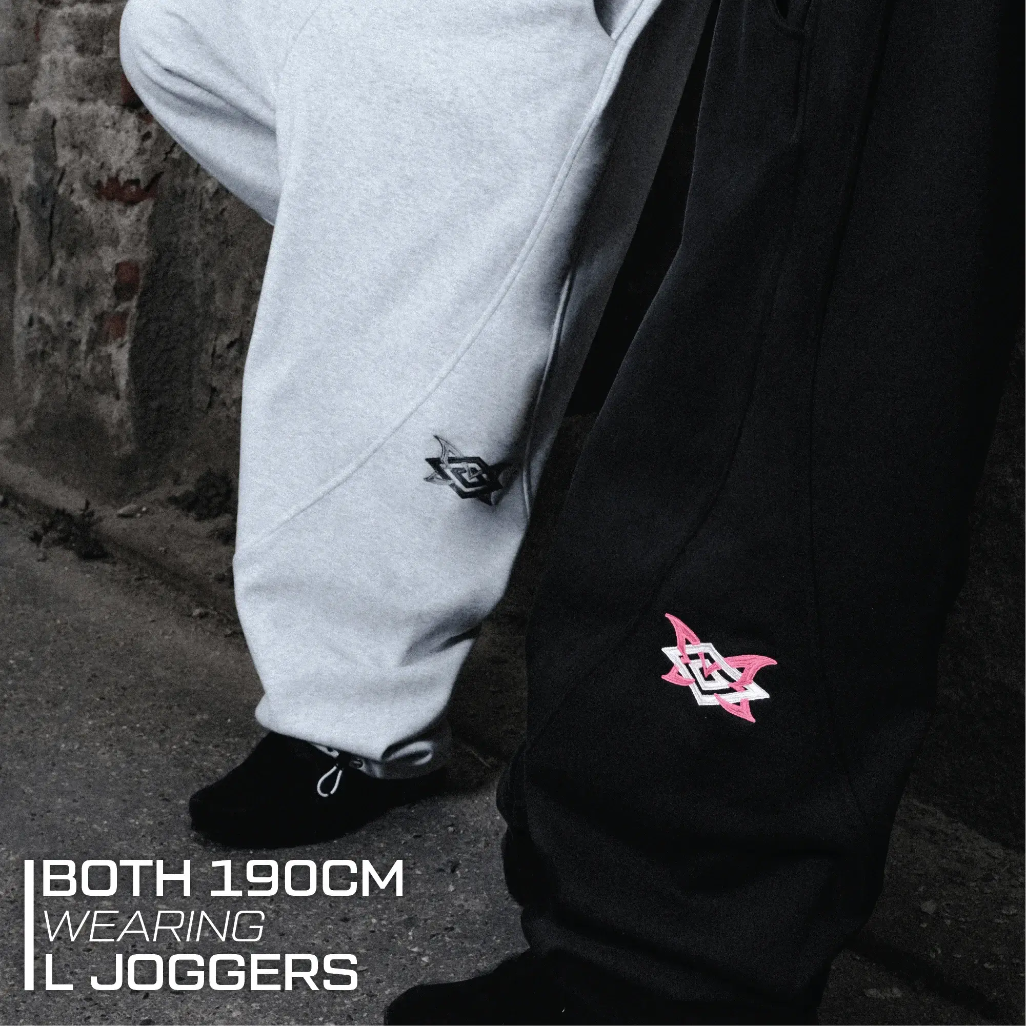 MERTRA x Umbro Warm Up Joggers (Black/Grey)