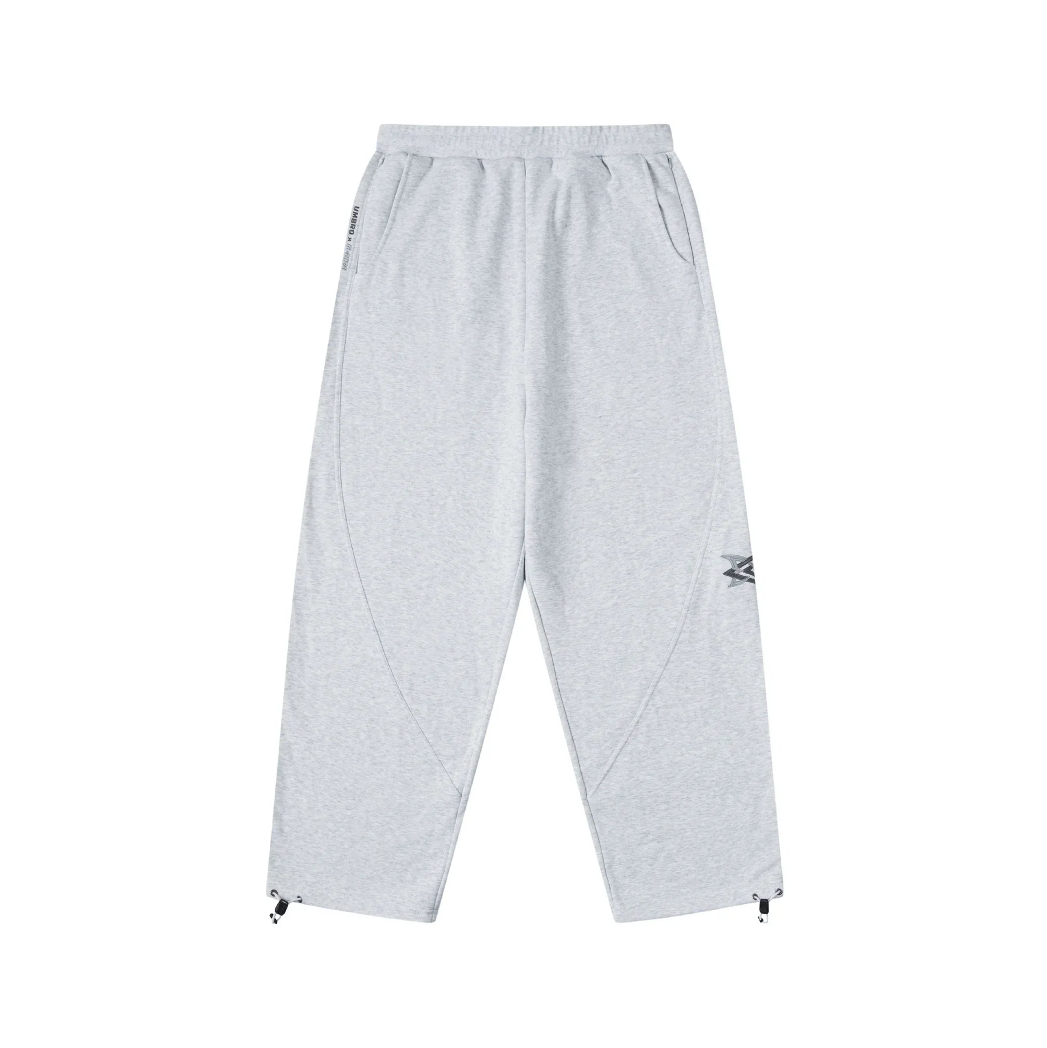 Mertra x Umbro Warm Up Joggers (Grey) Front View