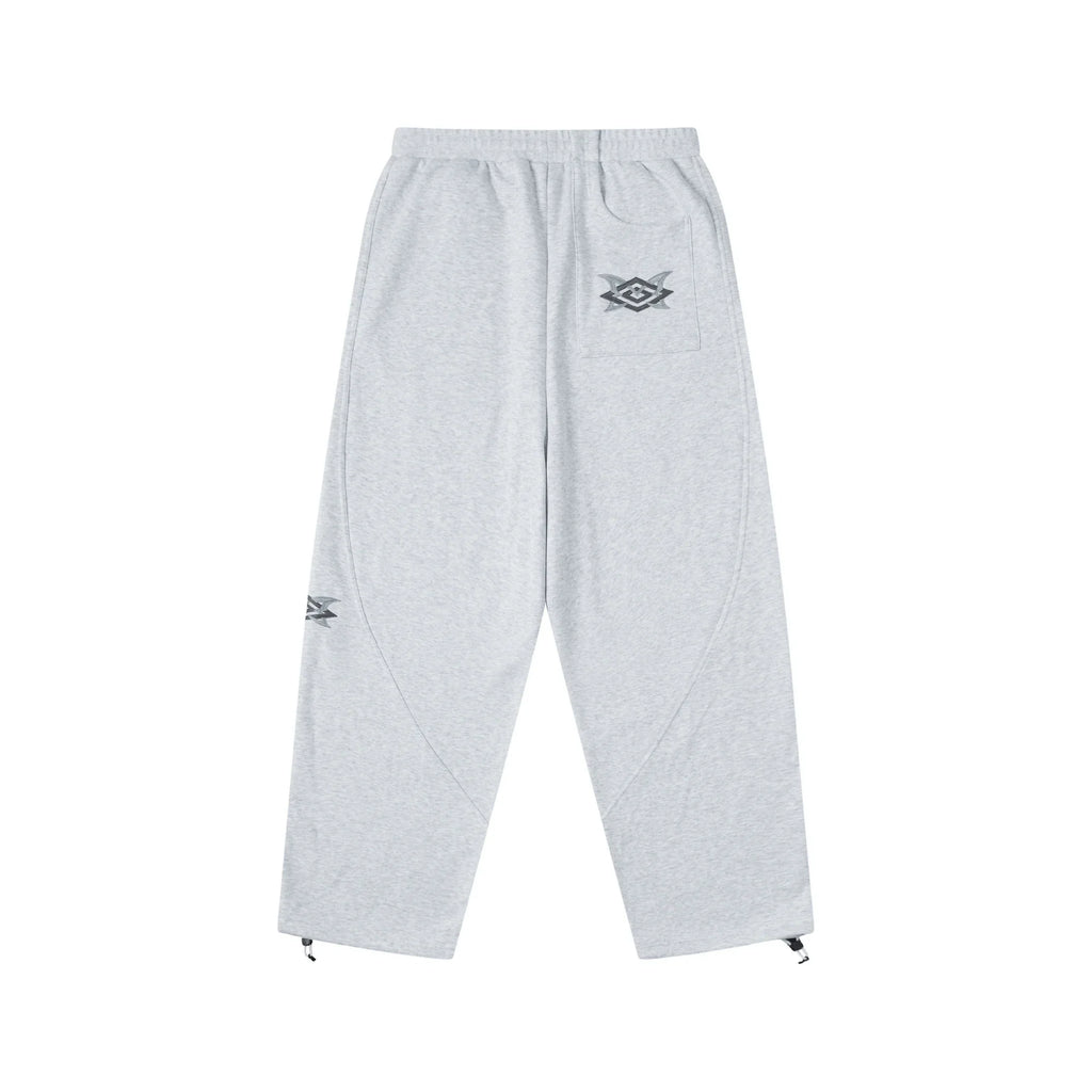 Mertra x Umbro Warm Up Joggers (Grey) Back View