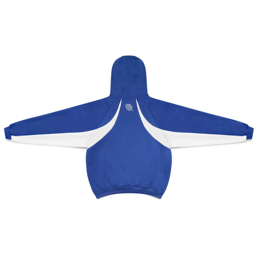 Mertra Bigstep Hood (Blue/White) Back View