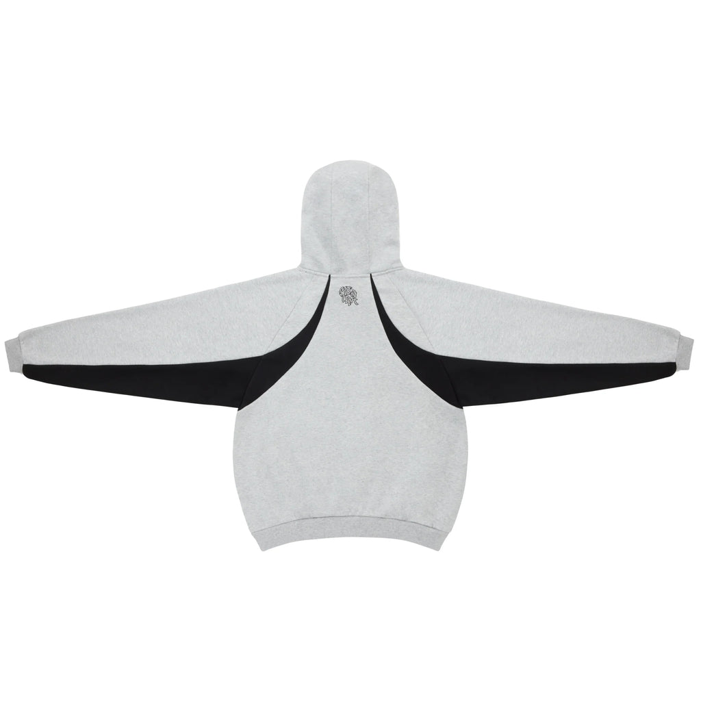 Mertra Bigstep Hood (Grey/Black) Back View