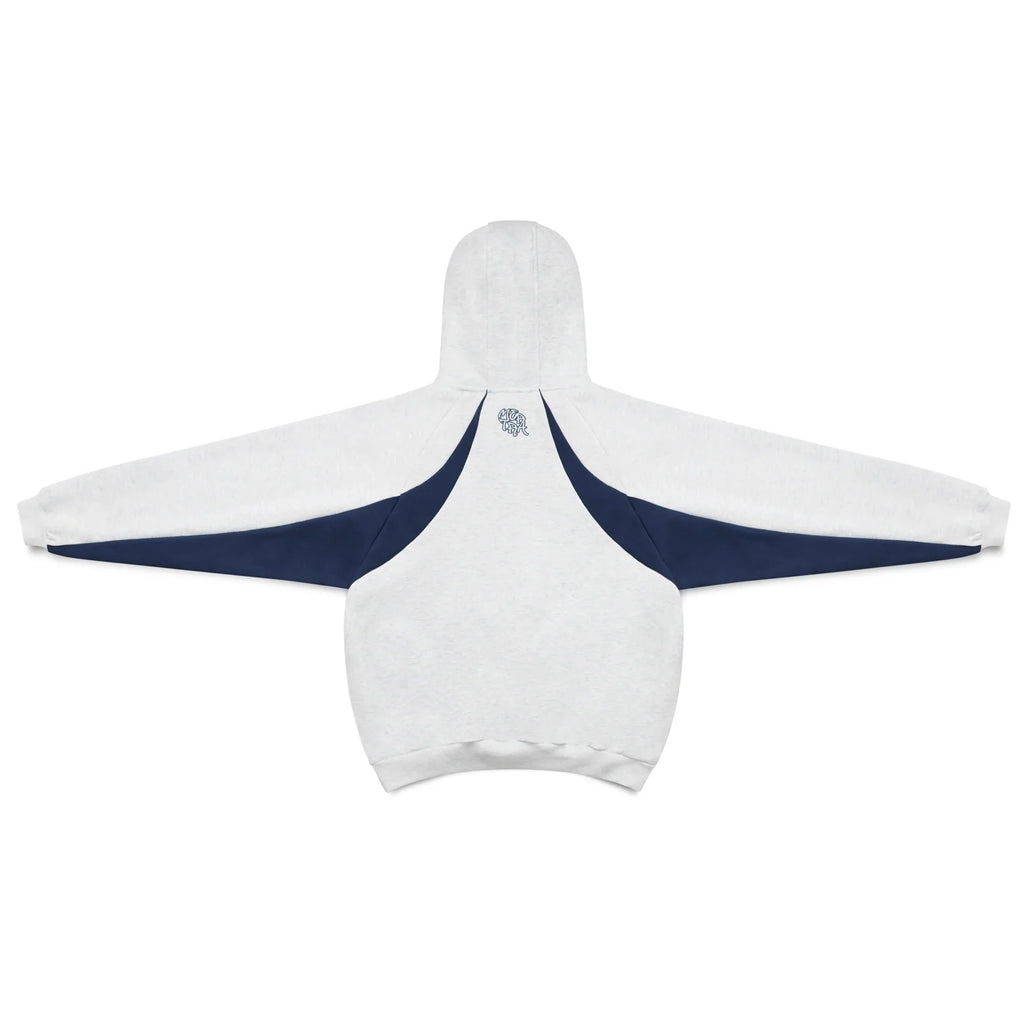 Mertra Bigstep Hood (Grey/Navy) Back View