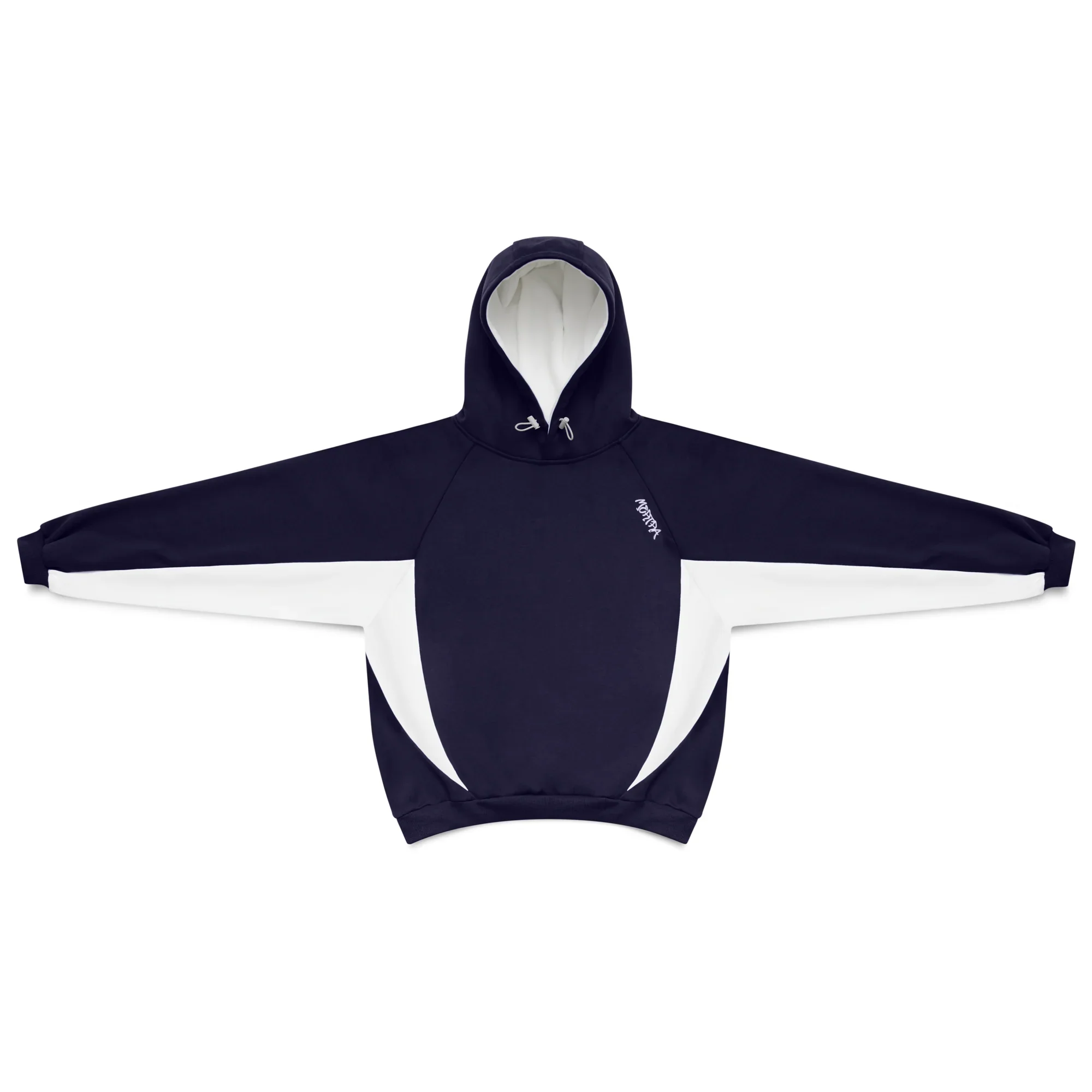 Mertra Bigstep Hood (Navy/White) Front View