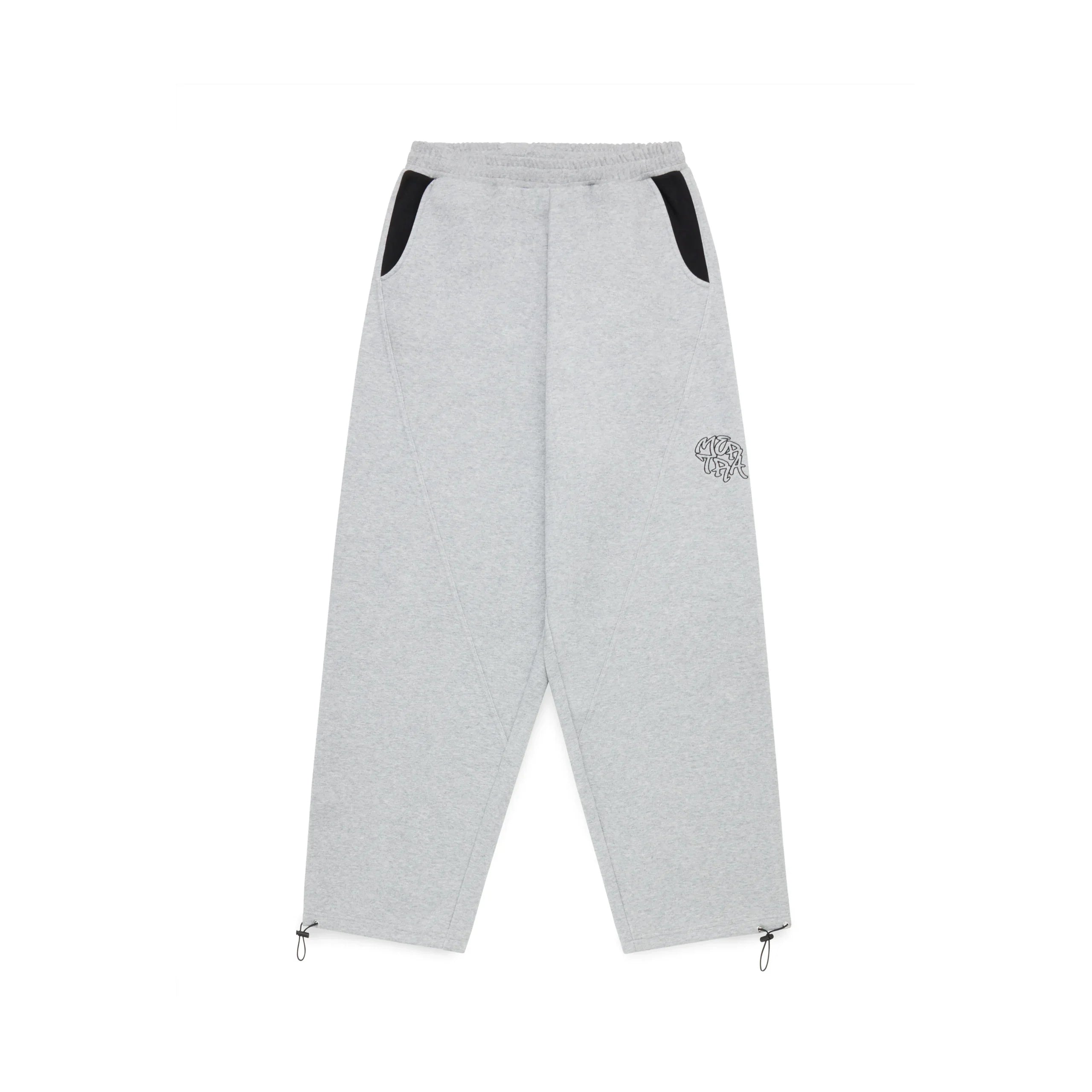 Mertra Bigstep Joggers (Grey/Black) Front View
