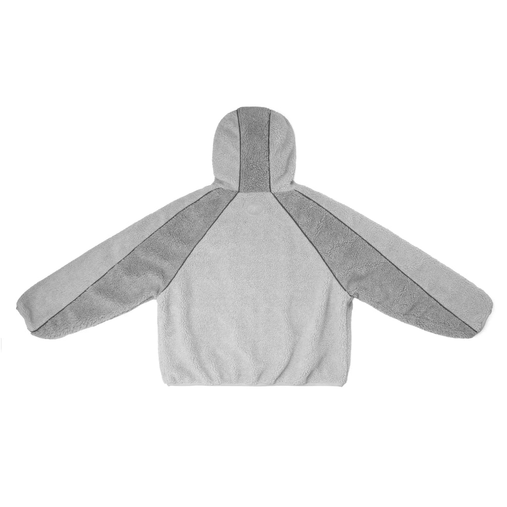 Mertra Yeti Fleece (Light Grey) Back View