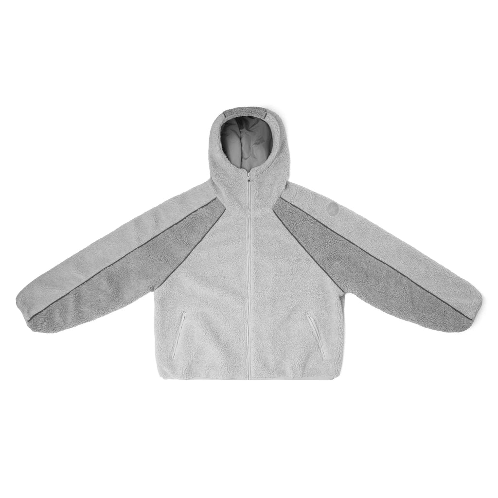 Mertra Yeti Fleece (Light Grey) Front View