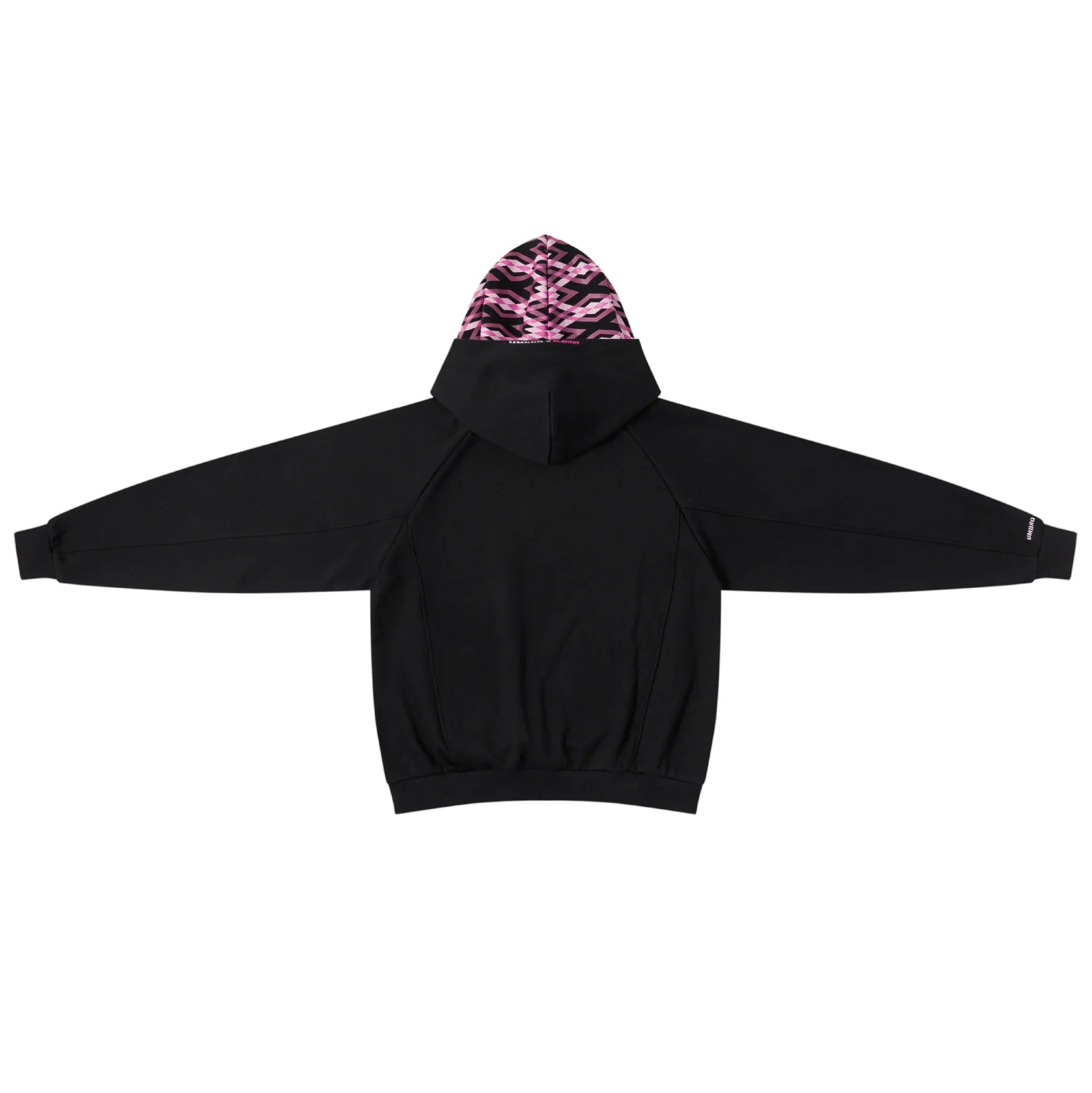 Mertra x Umbro Warm Up Hood (Black) Front View