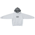 MERTRA x Umbro Warm Up Hood (Grey/Grey) Front View
