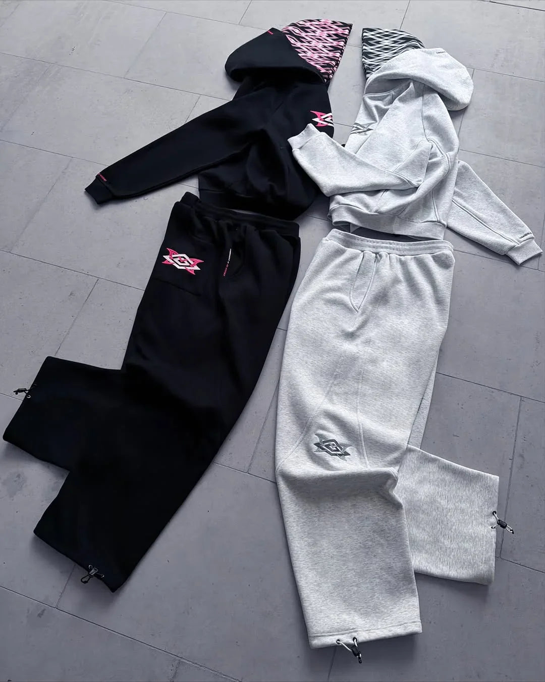 Mertra x Umbro Warm Up Tracksuit  (Grey / Black)