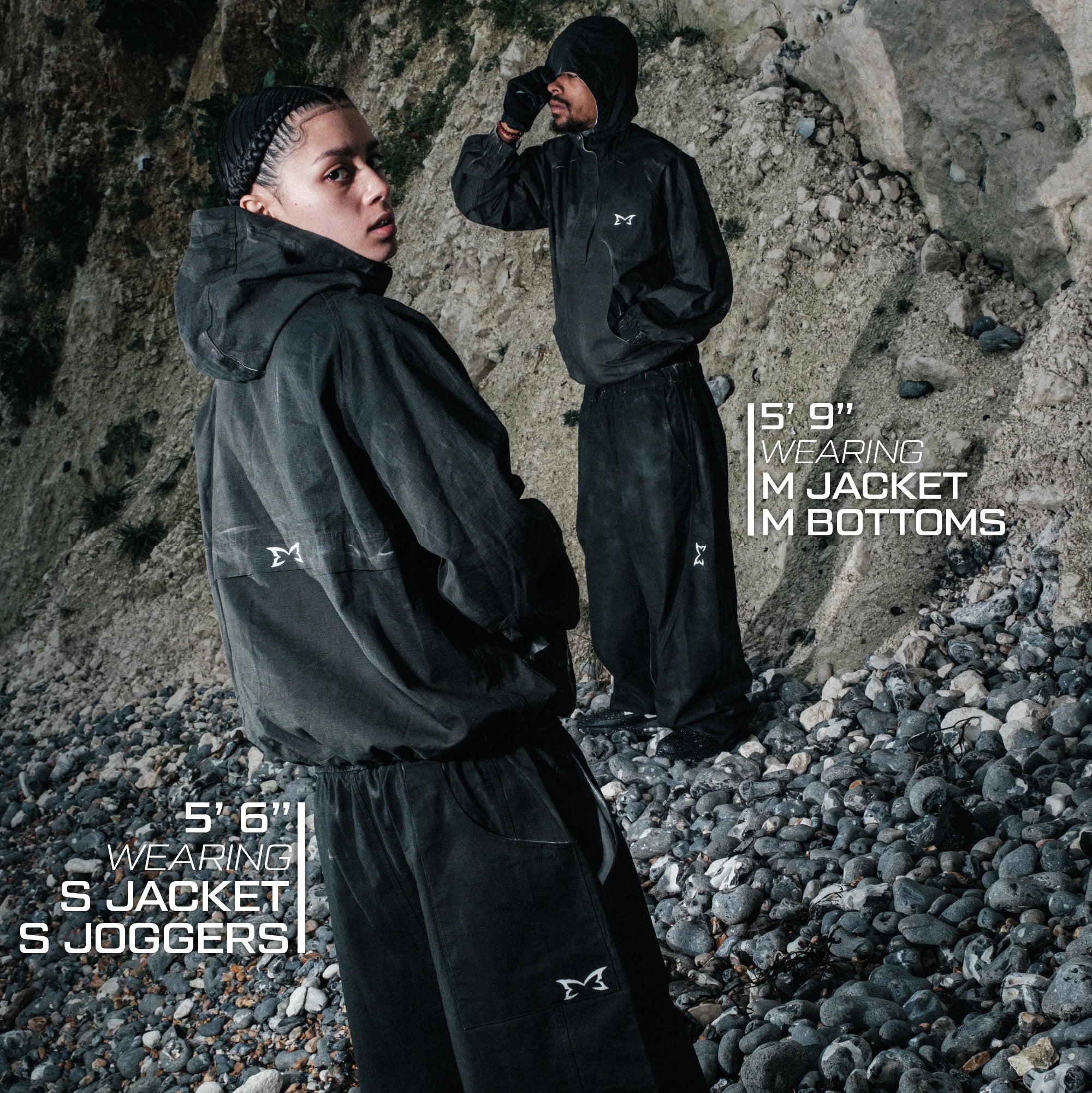 Mertra Hand Spray Pullover Jacket Wearing Model