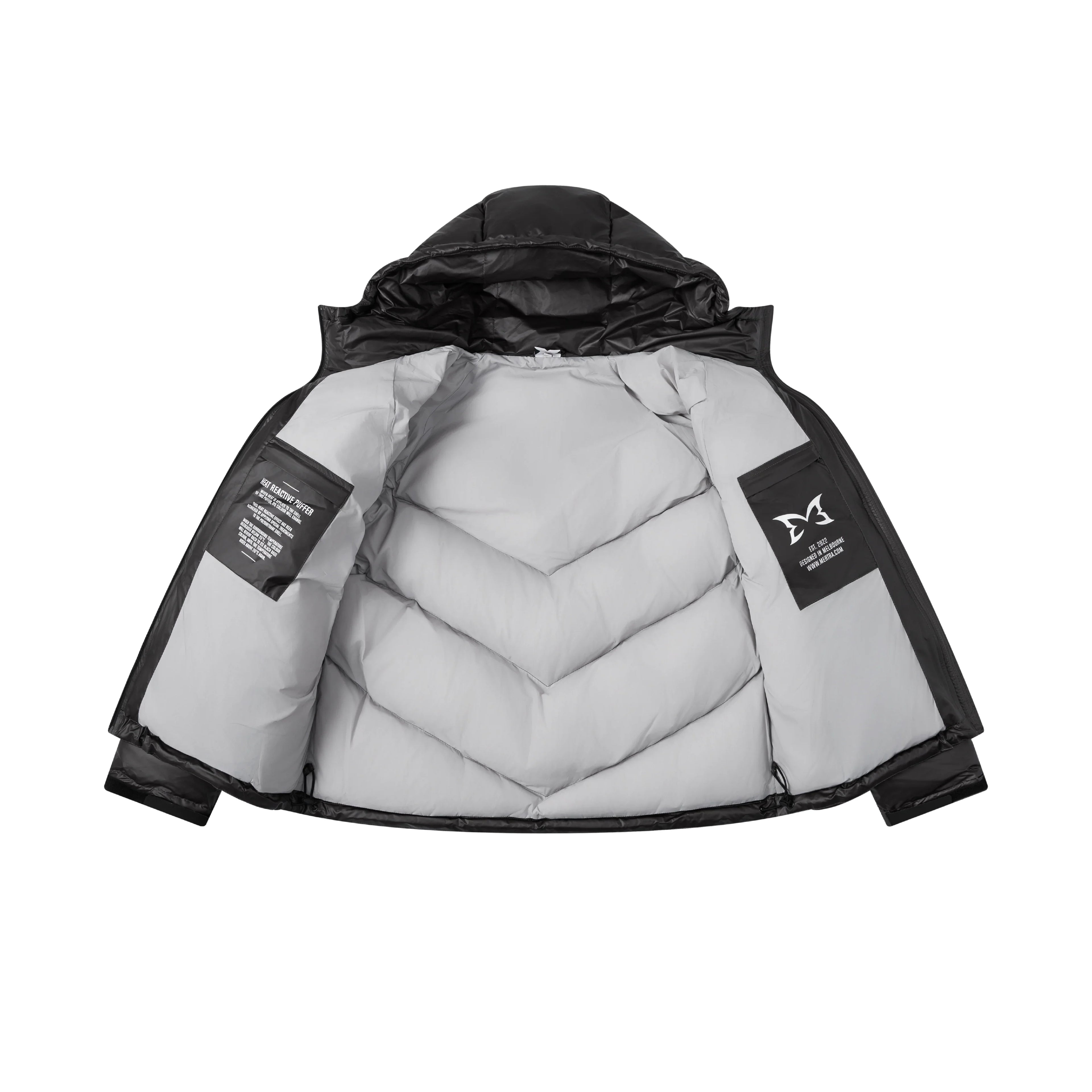 Mertra Heat Reactive Puffer (Coal) From From Mertra Boxing Day Friday Drop