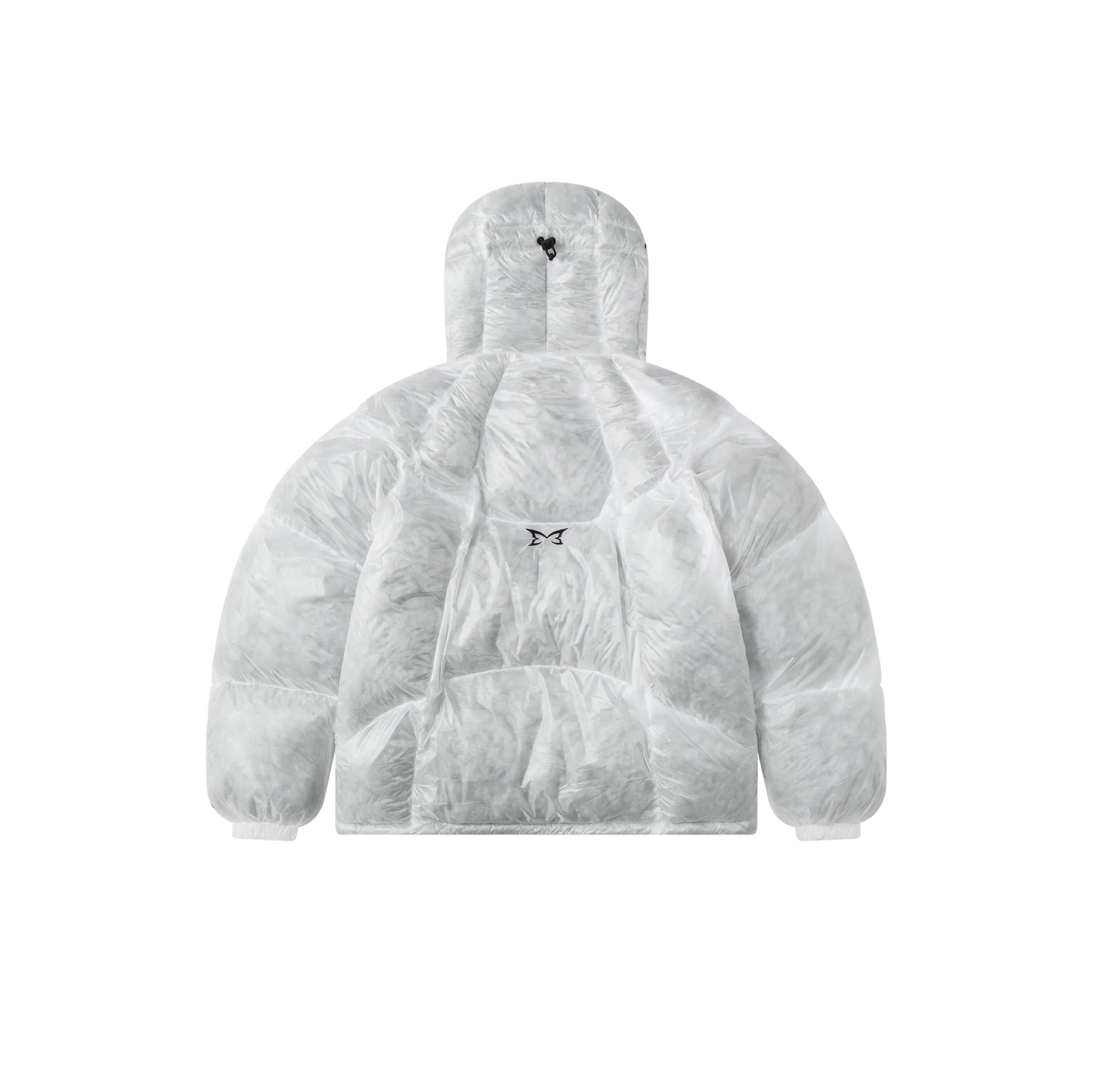 Mertra Translucent Puffer (Cloud) back view